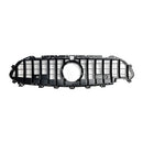 Mercedes Benz Classe CLS C257 CLS300/400/350/450/53 2018-2024 Grille de pare-chocs avant noire/chromée GT Style Grille-19