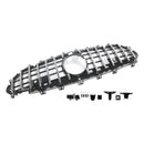 Parrilla de repuesto cromada para parachoques delantero, estilo Mercedes Benz CLS-Class C257 GT 2018-2024-11