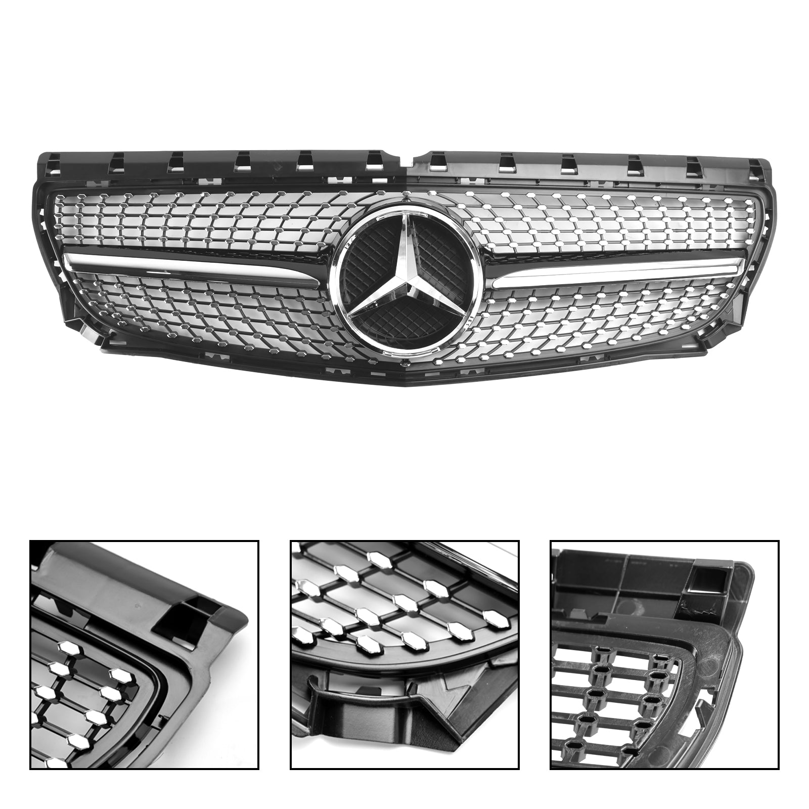 Mercedes Benz B-Class W246 B180 B200 B250 2011-2014 Pre-Facelift Front Bumper Grill Replacement Grille