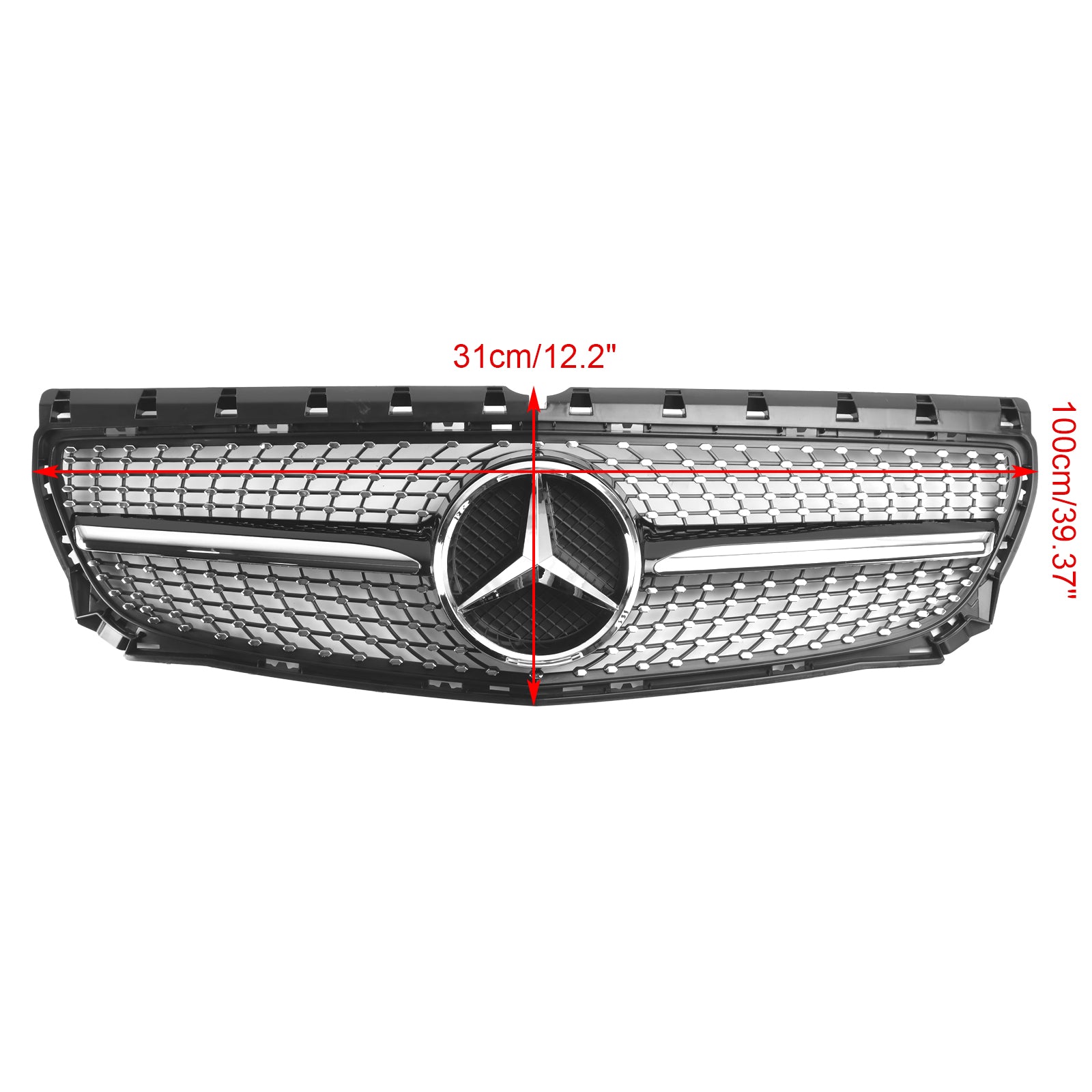 Mercedes Benz B-Class W246 B180 B200 B250 2011-2014 Pre-Facelift Front Bumper Grill Replacement Grille - 0