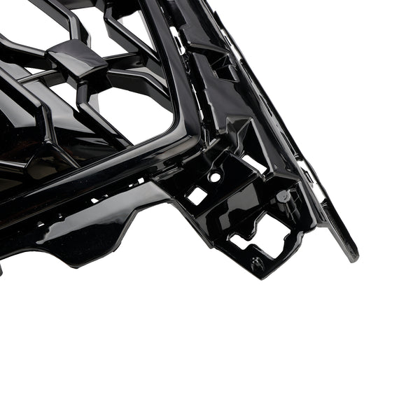 Parrilla estilo Audi A3/A3 Sline/S3 RS3 2020-2024, parachoques delantero, rejilla de repuesto negra tipo panal