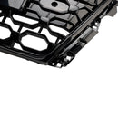 Parrilla estilo Audi A3/A3 Sline/S3 RS3 2020-2024, parachoques delantero, rejilla de repuesto negra tipo panal-7