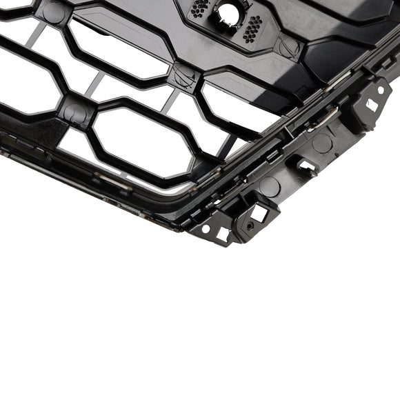 Parrilla estilo Audi A3/A3 Sline/S3 RS3 2020-2024, parachoques delantero, rejilla de repuesto negra tipo panal