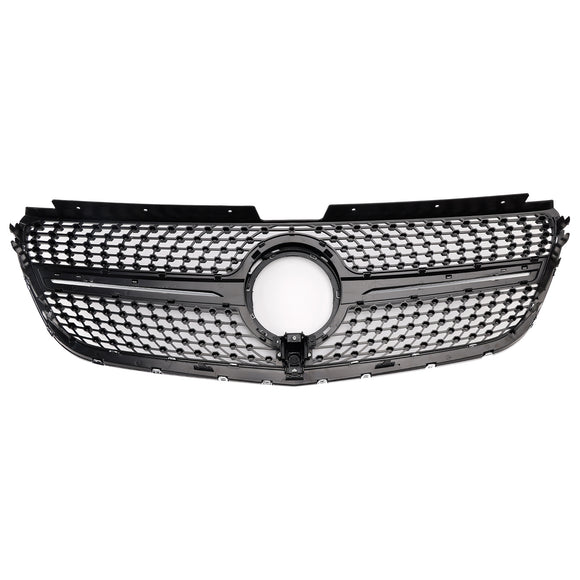 Mercedes Bnez Vito / Metris W447 2020-2023 Diamond Grill Front Bumper Chrome Grille