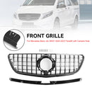 Mercedes Bnez Vito / Metris W447 Front Grill 2020-2023 Upper Bumper Black / Chrome Grille-17