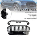 2021-2025 Audi Q5 / SQ5 RSQ5 Style Grille Front Bumper Honeycomb Mesh Black Grill-3