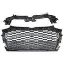 2021-2025 Audi Q5 / SQ5 RSQ5 Style Grille Front Bumper Honeycomb Mesh Black Grill-8