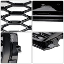 2021-2025 Audi Q5 / SQ5 RSQ5 Style Grille Front Bumper Honeycomb Mesh Black Grill-6