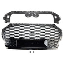 2021-2025 Audi Q5 / SQ5 RSQ5 Style Grille Front Bumper Honeycomb Mesh Black Grill-1