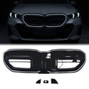 BMW 5-serie i5 G60 G61 2024-2026 M60-stil Grill Främre stötfångare Svart Ersättningsgrill med LED-1