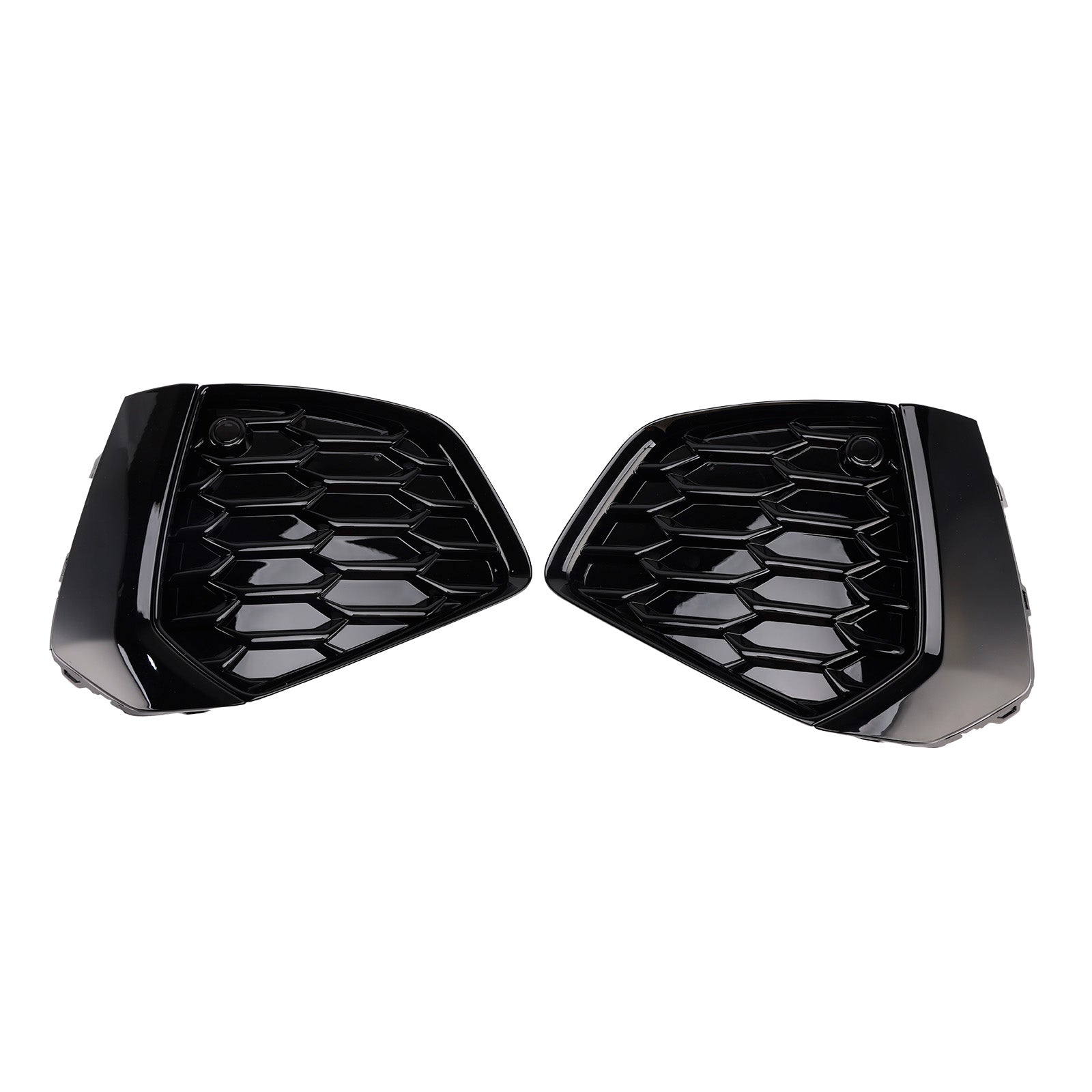 Audi A3 S-line / S3 8Y 2021-2023 Front Lower Grill Fog Light Grill Glossy Black Cover 8YG807671A 8YG807672A