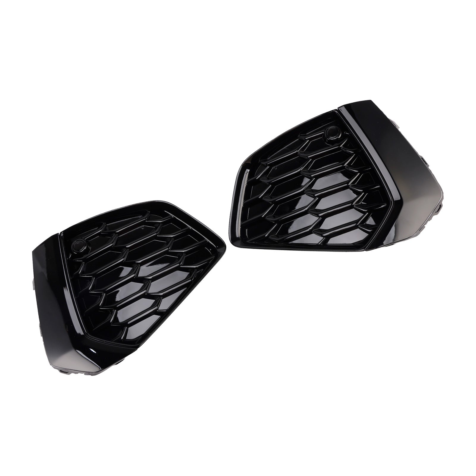 Audi A3 S-line / S3 8Y 2021-2023 Front Lower Grill Fog Light Grill Glossy Black Cover 8YG807671A 8YG807672A