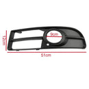 2005-2008 audi a4 s-line/s4 b7 favo de mel grade de luz de nevoeiro amortecedor dianteiro inferior grill preto capa 8e0807681f 8e0807682f-10