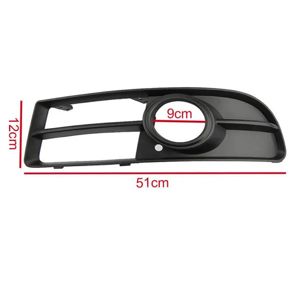 2005-2008 audi a4 s-line/s4 b7 favo de mel grade de luz de nevoeiro amortecedor dianteiro inferior grill preto capa 8e0807681f 8e0807682f