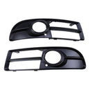 2005-2008 audi a4 s-line/s4 b7 favo de mel grade de luz de nevoeiro amortecedor dianteiro inferior grill preto capa 8e0807681f 8e0807682f-16