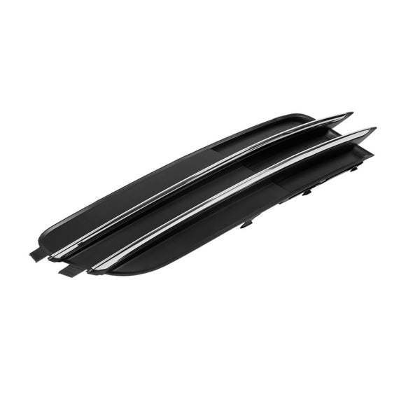 2012-2015 Audi A6 C7 Pre-Facelift Honycomb Lower Grille 2PCS Front Bumper Fog Light Black Cover Grill