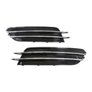 2012-2015 Audi A6 C7 Pre-Facelift Honycomb Lower Grille 2PCS Front Bumper Fog Light Black Cover Grill-49