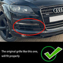 Audi Q7 2007-2009 Voorbumper Mistlampgrille Onderste afdekkap Grille-2
