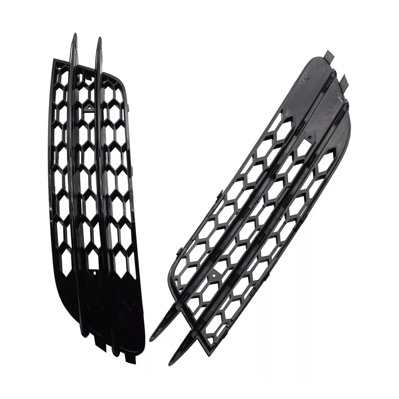 Audi 2012-2015 A6 C7 2 piezas cubierta de luz antiniebla delantera bisel parachoques rejilla