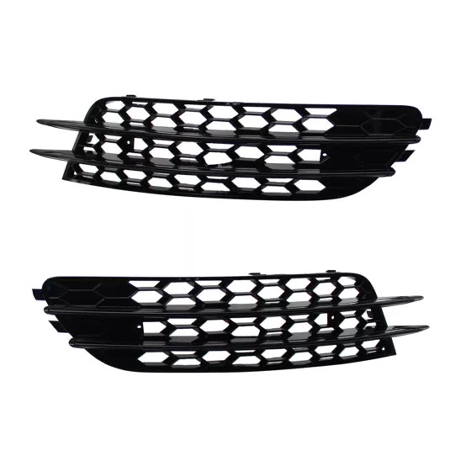 Audi 2012-2015 A6 C7 2 piezas cubierta de luz antiniebla delantera bisel parachoques rejilla