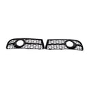 2005–2008 Audi A4 S-Line/S4 B7 Waben-Frontgrill-Set, oberer Grill + Nebelscheinwerfer-Grill, Stoßstangen-Set im RS-Stil-11