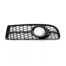 2005–2008 Audi A4 S-Line/S4 B7 Waben-Frontgrill-Set, oberer Grill + Nebelscheinwerfer-Grill, Stoßstangen-Set im RS-Stil-14