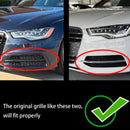 Audi A6 C7 S-Line / S6 2012-2015 Front Bumper Lower Grille Fog Light Cover Black Grille 4G0807681D 4G0807682D-2