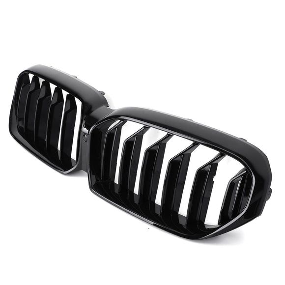 2021-2022 BMW Serie 5 G30 G31 G38 530i/540i/530e/M550i/520d Griglia anteriore Doppia griglia nera lucida