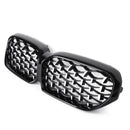 2021-2022 BMW Serie 5 G30 G31 G38 530i/540i/530e/M550i/520d Griglia anteriore Doppia griglia nera lucida-8
