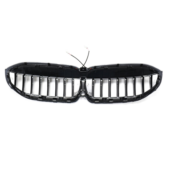 Grade preta brilhante 51138072085 da grade do rim cabem BMW série 3 G20 2019-2022