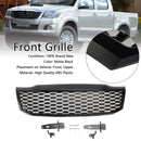 2012-2014 Toyota Hilux Vigo MK7 Front Black Grill Honeycomb Air Intake Radiator Bumper Replacement Grille-3
