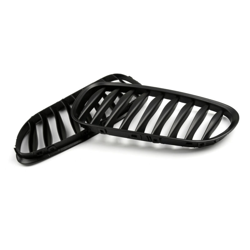 BMW 2003-2008 E85 E86 Z4 3.0i/2.5i/3.0si/2.0i/Z4 M Front Bumper Sport Kidney Grille Matte Black Grill