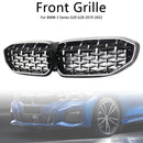 Chorme Diamond Kidney Grille Grill 51138072085 Fit BMW 3 Series G20 2019-2022-2