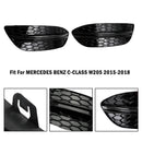 Mercedes-Benz Classe C 2015-2018 W205 Base Sedan 14475205 2PCS Tampa do Farol de Neblina Dianteiro-8