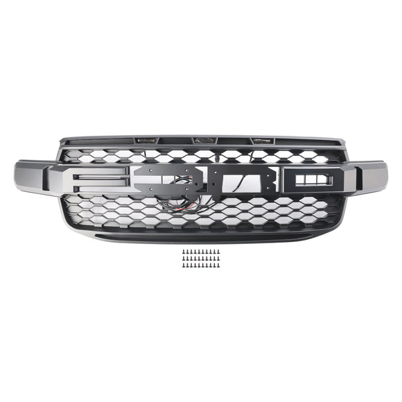 Grille de pare-chocs avant de remplacement noire pour Ford Everest Next Gen T9 2023 – 2025