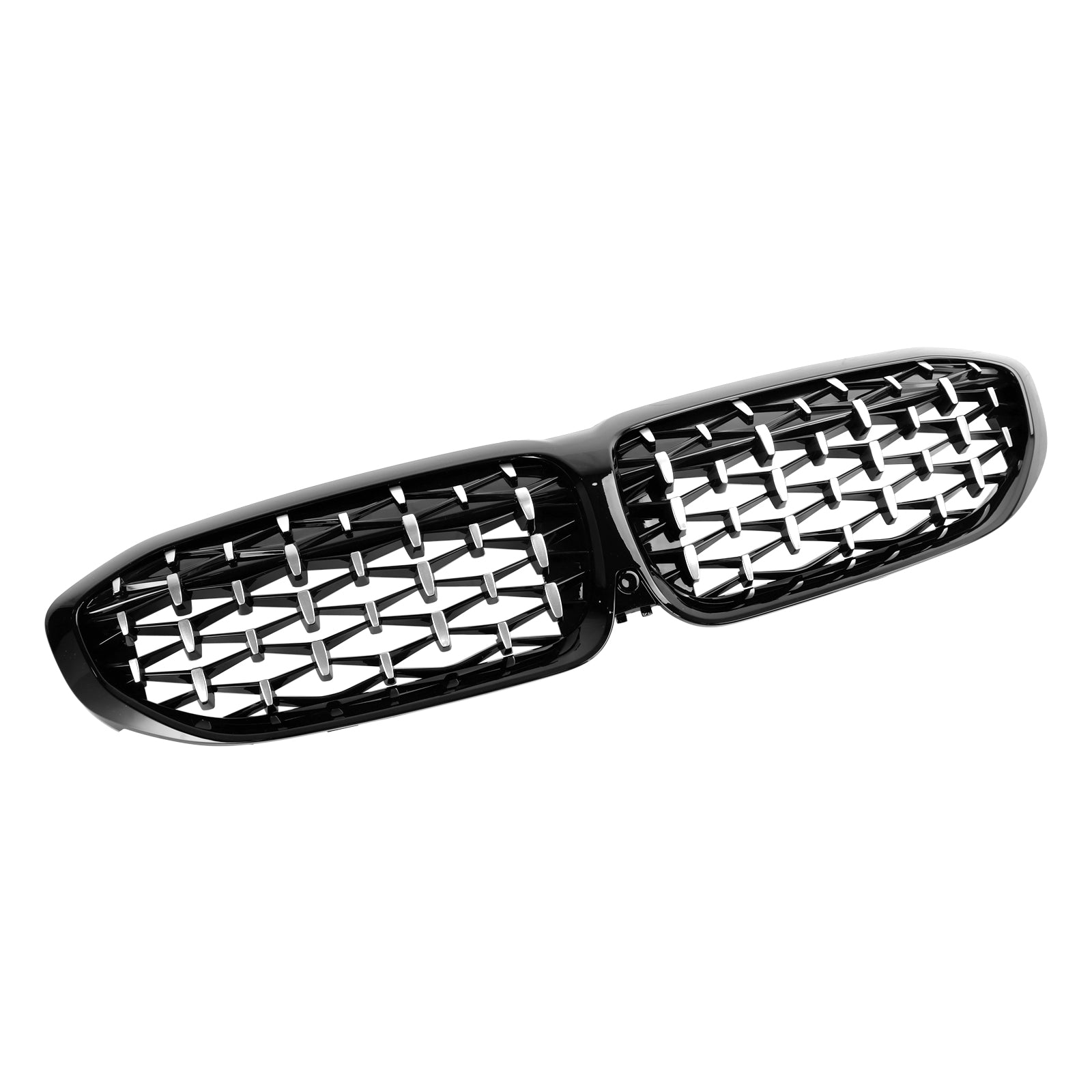 Parrilla tipo riñón con diseño de diamante para BMW Serie 3 G20 320i/330i/320d/M340i/318i/330e 2019-2022