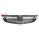 Opel Black Chrome Front Bumper Grill Grille-2