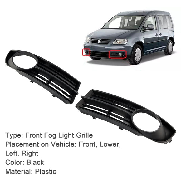 Vida en VW Caddy 2004-2010 & Rejilla de luces antiniebla del parachoques delantero Touran 2003-2006