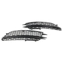 2012-2015 Audi A6 C7 Pre-Facelift Honycomb Lower Grille 2PCS Front Bumper Fog Light Black Cover Grill-9