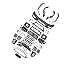 2025-2026 Body Mercedes Benz G-CLASS G450d G500 G550 G580 W465 Body Kit Bumper Upgrade To G63 AMG Style-10