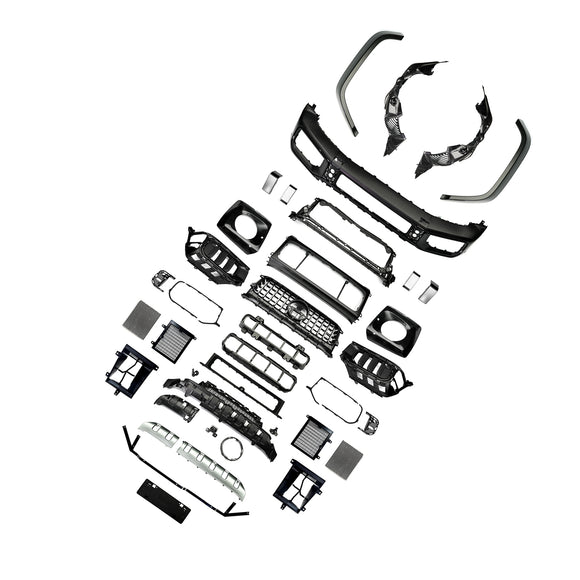 2025-2026 Body Mercedes Benz G-CLASS G450d G500 G550 G580 W465 Body Kit Bumper Upgrade To G63 AMG Style