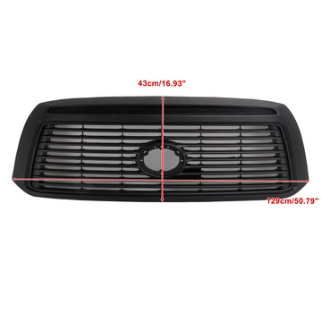Matte Black Front Bumper Grill Grille Fit Toyota Tundra 2006-2009 - 0