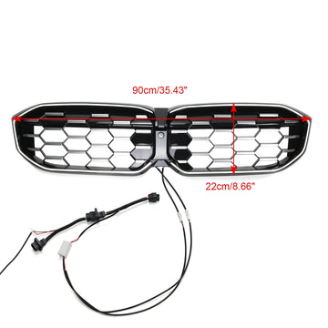 Chrome Diamond LED Grill Voor 2023-2026 BMW 3 SERIE G21 G22 Vervanging Grille - 0