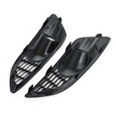 Ford 2013-2017 Fiesta C1BB15A298AA C1BB15A299AA Pair Grille Gloss Black Front Fog Light Lamp Cover-4