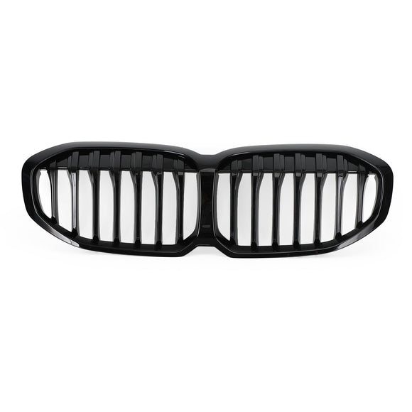 2019-2023 BMW F40 118i 120i 116d 118d M135i 1-Series Front Bumper Grill Gloss Black Grille