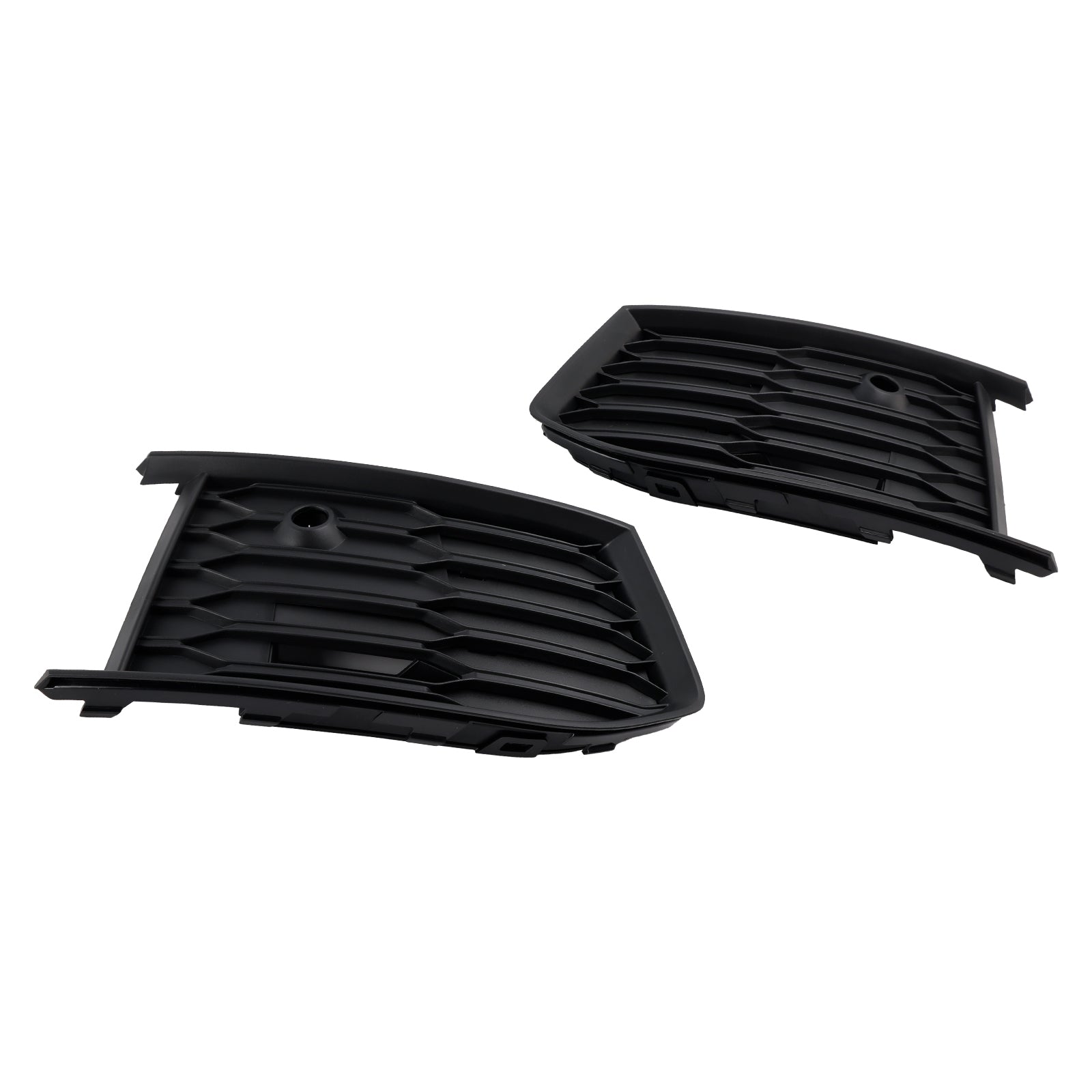 Audi A6 Sline/S6 C8 2018-2023 Rejilla de luz antiniebla Parachoques delantero 2 piezas Parrilla de cubierta de bisel inferior