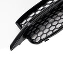 Audi A1 S-Line 8X 2011-2014 2 PCS Amortecedor Dianteiro Luz de Nevoeiro Grade Preta Cobertura de Favo de Mel Grill 8X0807682B 8X0807681B-5
