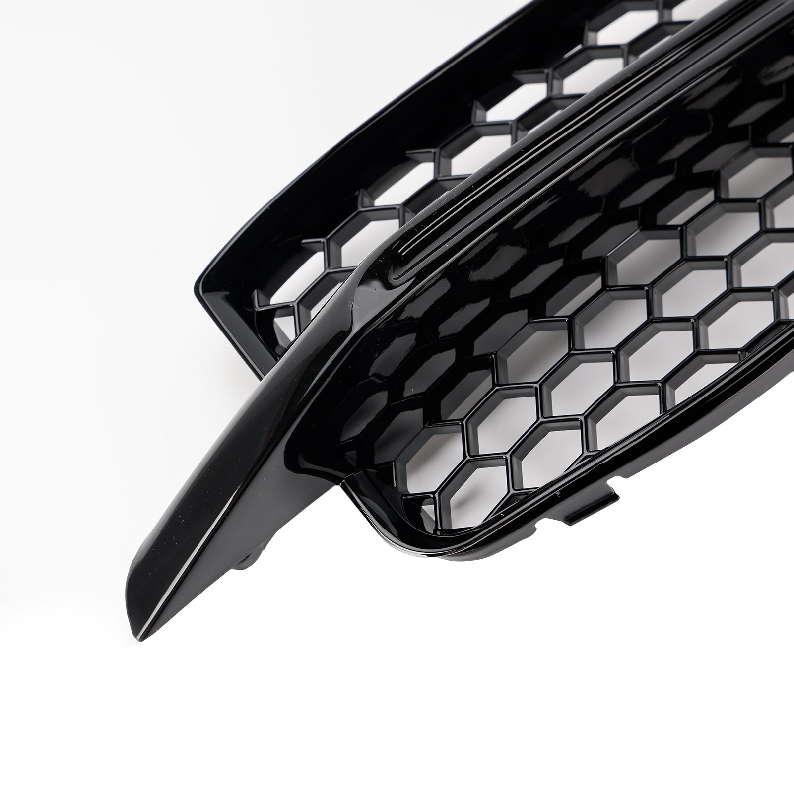 2011-2014 Audi A1 S-Line 8x 2PCS BURGLE BUTUR PAUDRE BABLE COUVERTURE COURNE BLACK HEALKCOMB