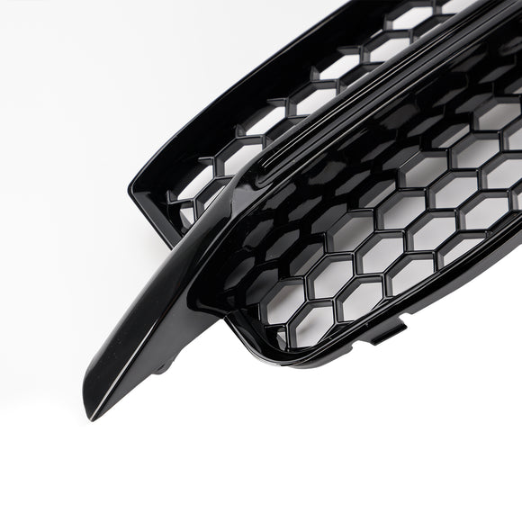 Audi A1 S-Line 8X 2011-2014 2 PCS Amortecedor Dianteiro Luz de Nevoeiro Grade Preta Cobertura de Favo de Mel Grill 8X0807682B 8X0807681B