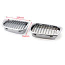 1999-2003 BMW E39 5 Series 528i/530i/540i/M5 Chrome Front Kidney Grill Mesh Grille-2